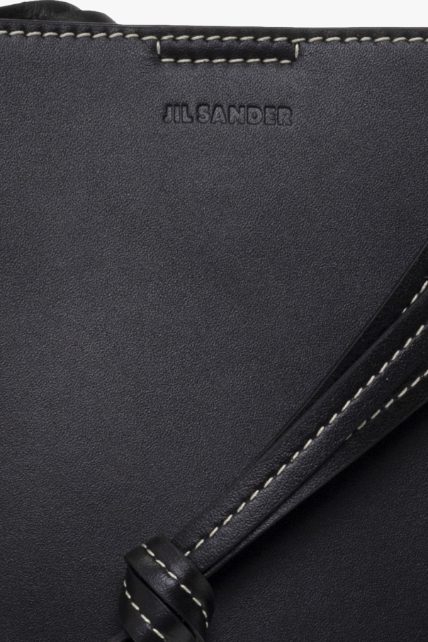Black 'Tangle Small' shoulder bag JIL SANDER